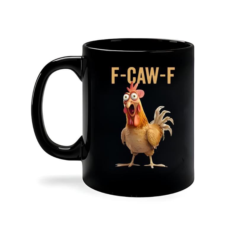 🔥Bestseller🔥 F-Caw-F Funny Chicken Mug  🐔😆