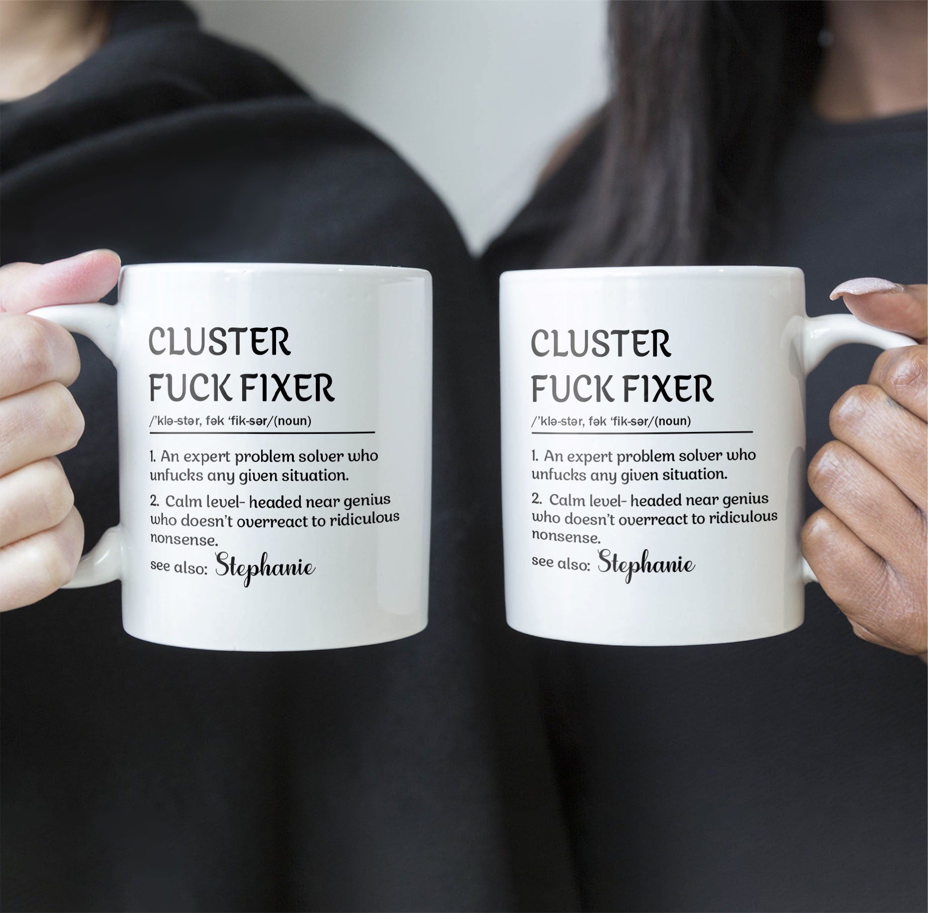 Cluster F*Ck Fixer Problem Solver - Personalized Mug