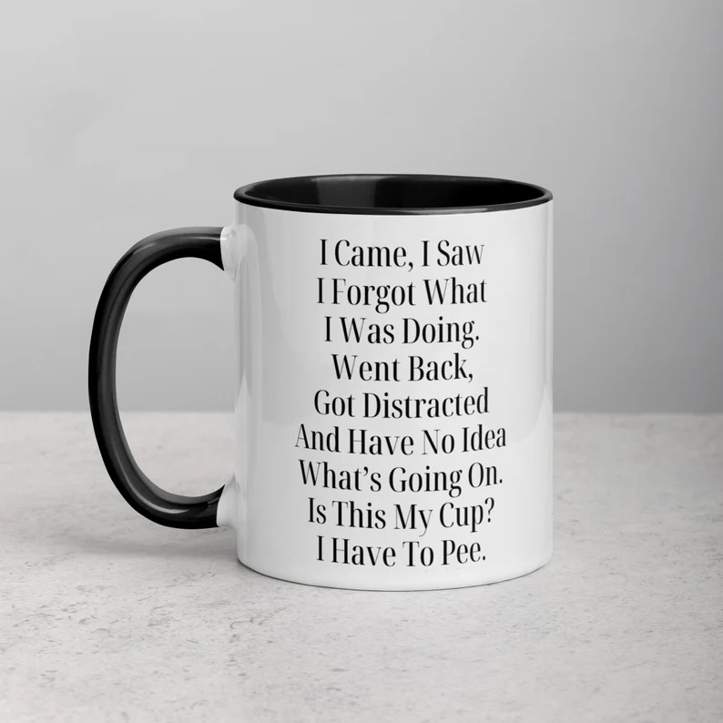 I Came I Saw I Forgot What I Was Doing Mug