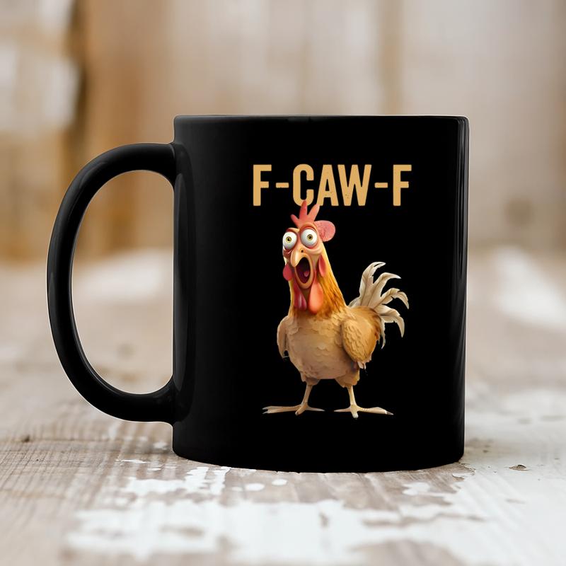 🔥Bestseller🔥 F-Caw-F Funny Chicken Mug 🐔😆