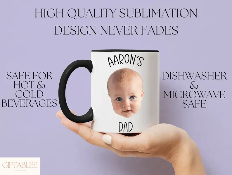 Personalised Baby Face Photo Mug