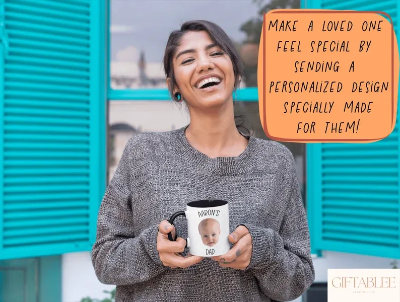 Personalised Baby Face Photo Mug