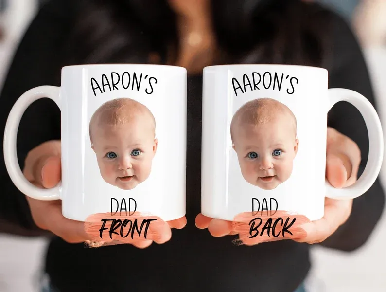 Personalised Baby Face Photo Mug
