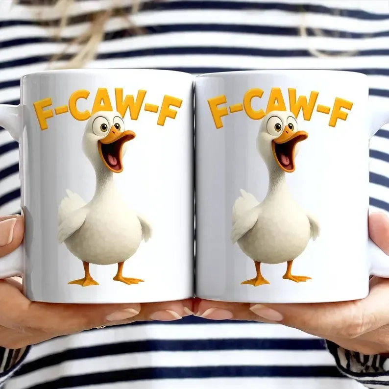 Funny Chicken F-Caw-F Mug