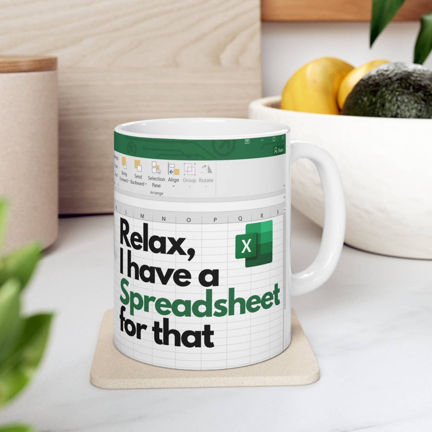 excel Freak in the sheets mug