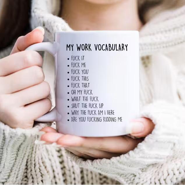 MY WORK VOCABULARY mugs