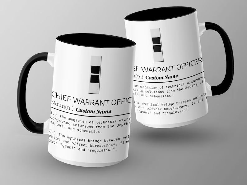 Chief Warrant Officer Custom Name Mug