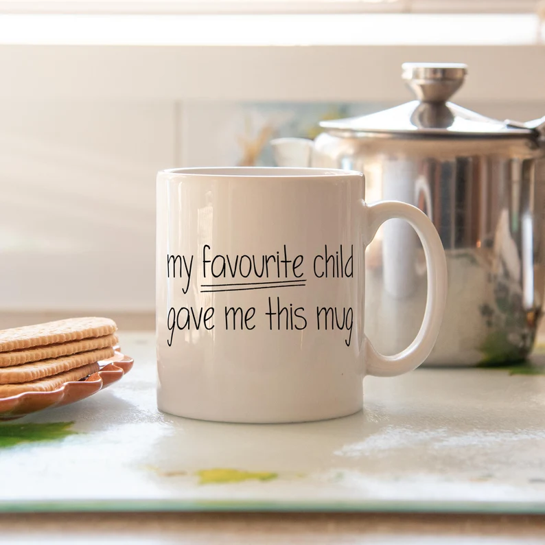 Favourite child mug Mother's Day gift