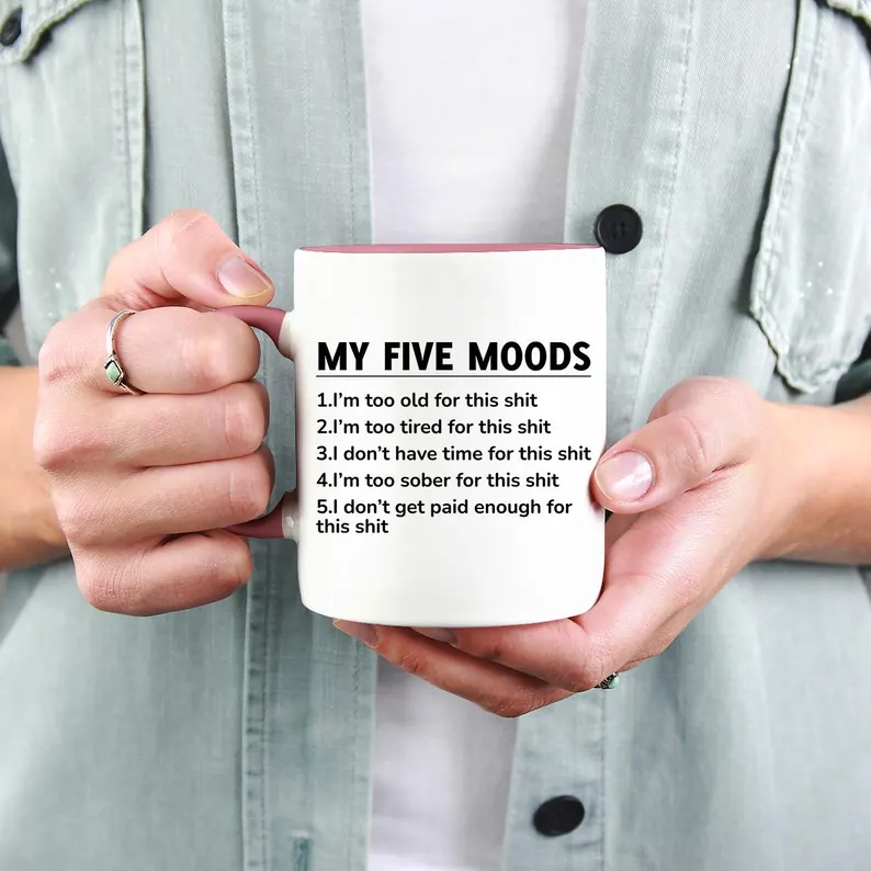 My Five Moods Coffee Mug