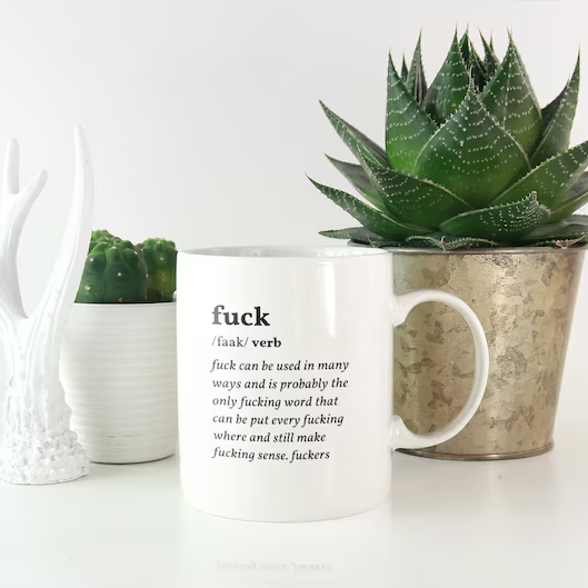 Funny Fuck Definition Mug