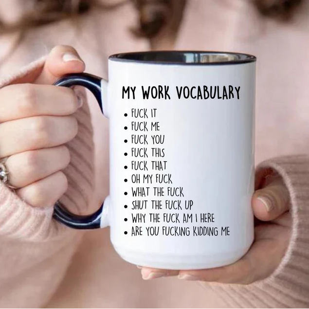 MY WORK VOCABULARY mugs