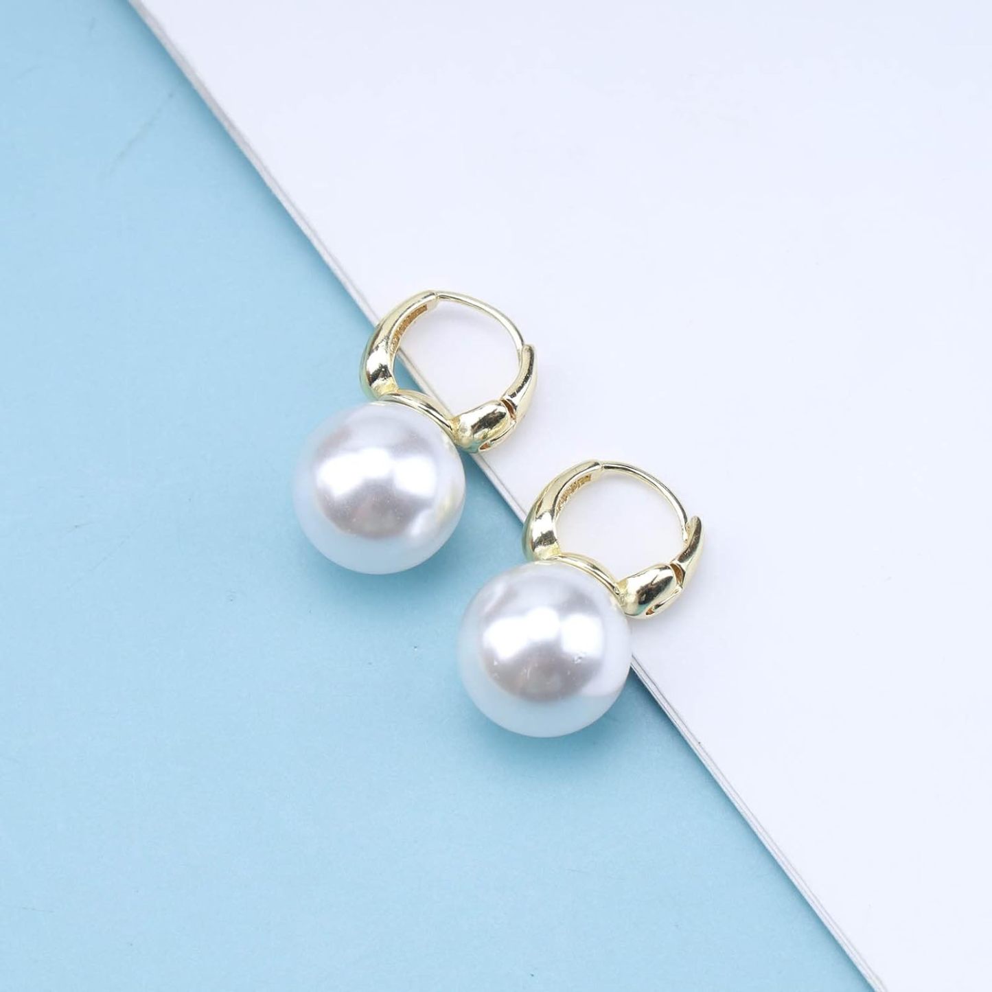 Innoven Bohemian Pearl Circular Earrings