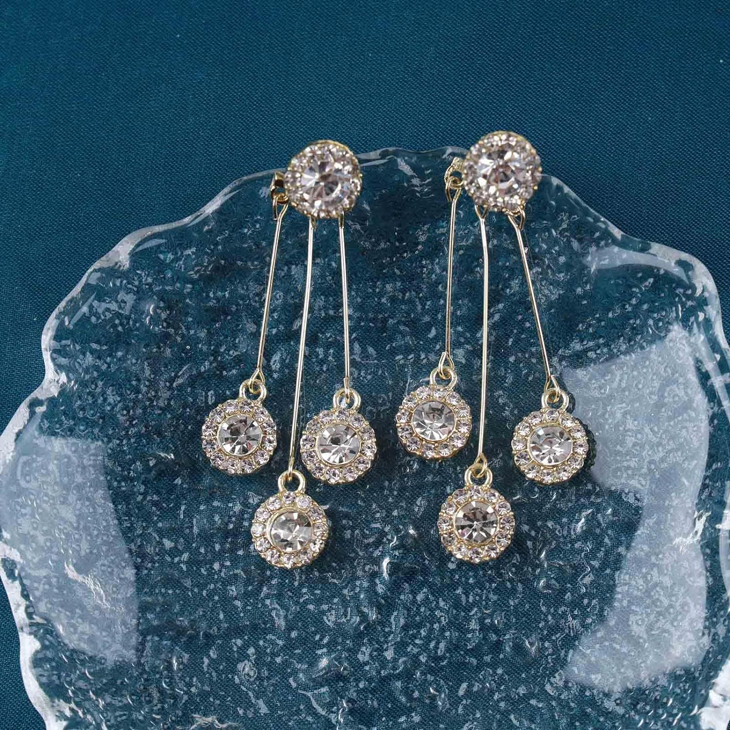 Innoven Vintage Crystal Chandelier Earrings