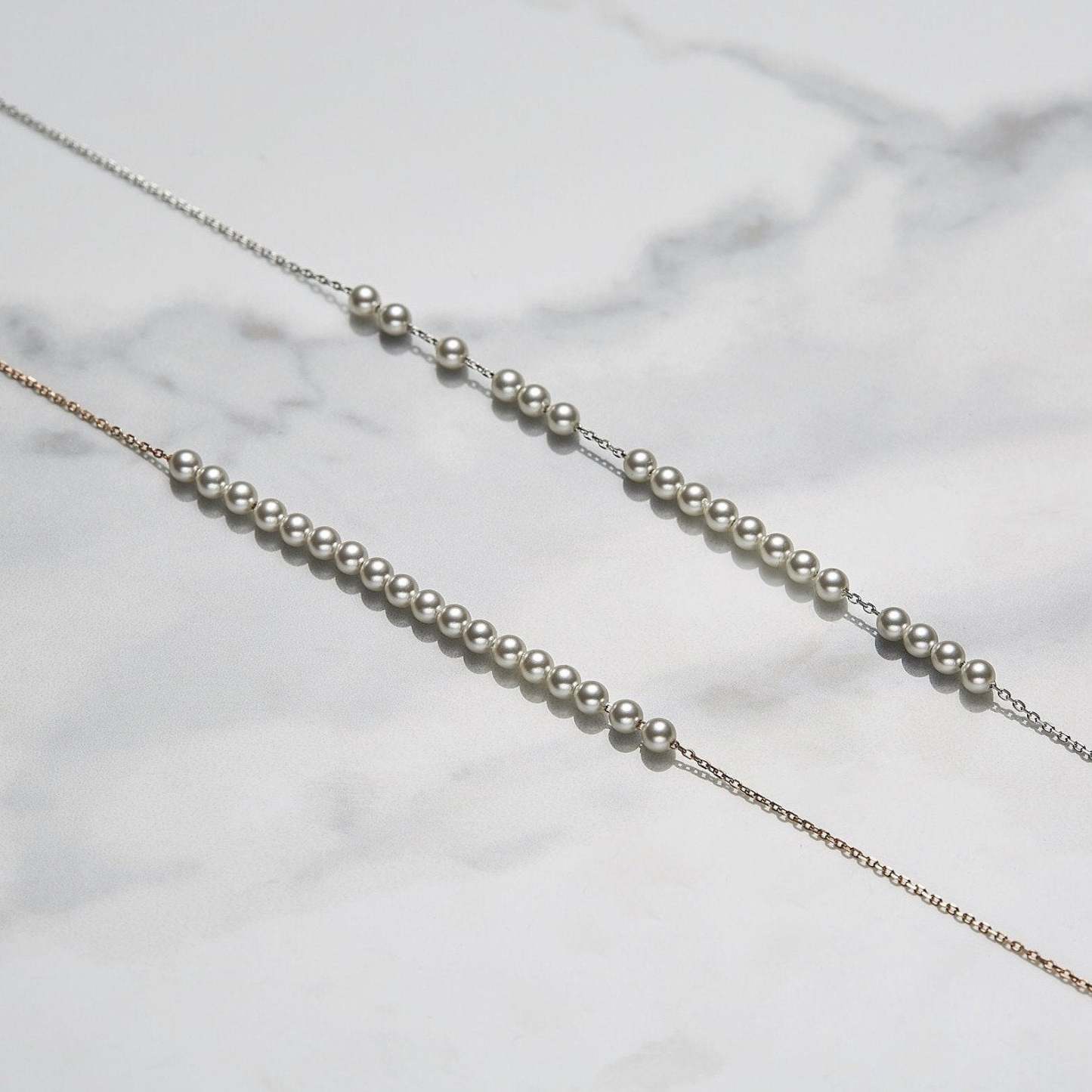 Relay pearls necklace