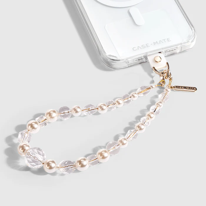 Ahelion Crystal Pearl Phone Charm