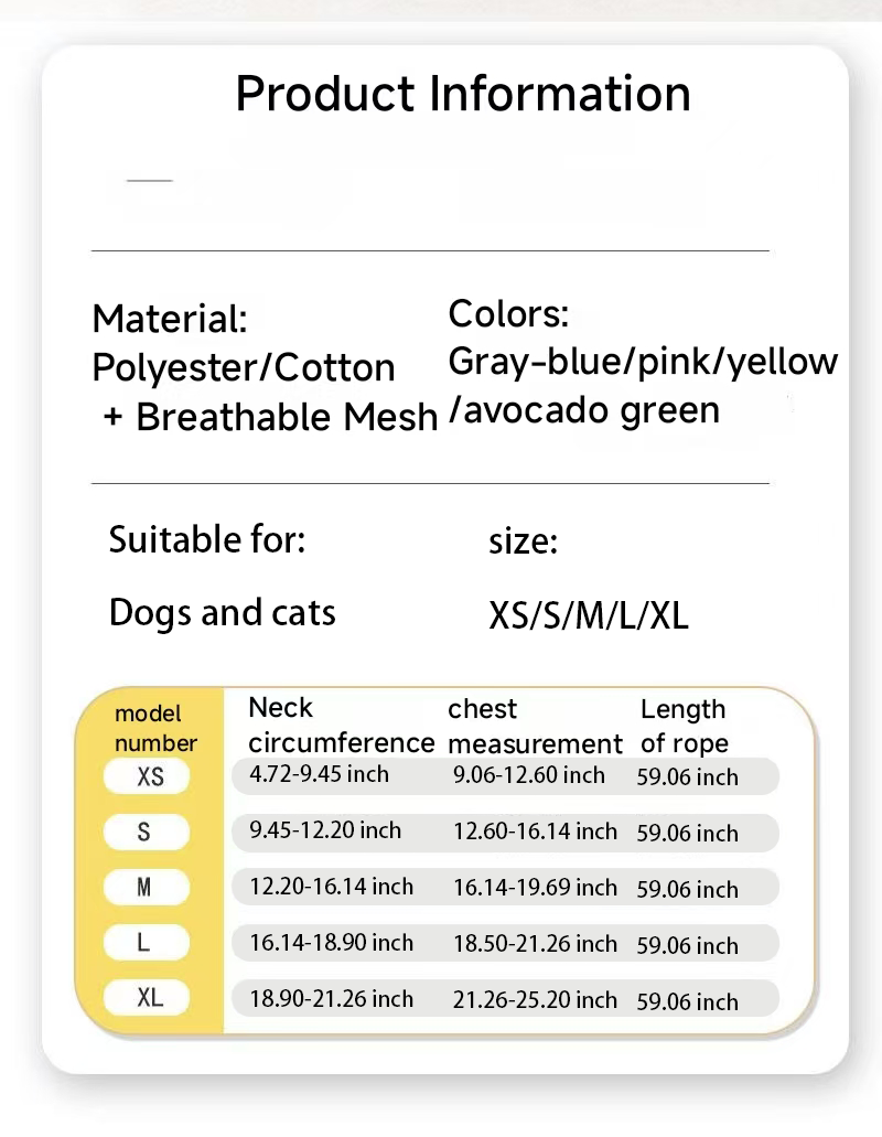 Dog Leash Cute Explosion Proof Small And Medium Dogs