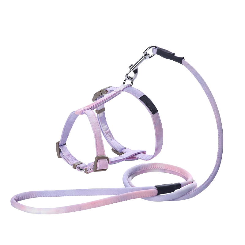 Pet Cat Gradient Color Adjustable Leash