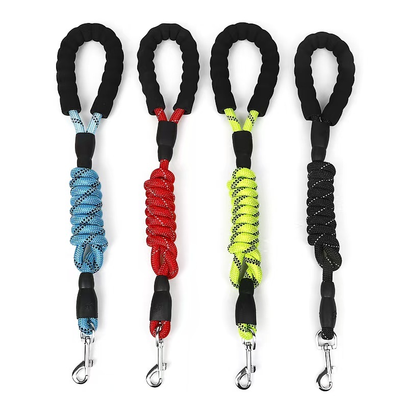 EVA Reflective Wire Round Belt Dog Leash Corset Matching Extended Pet Leash 