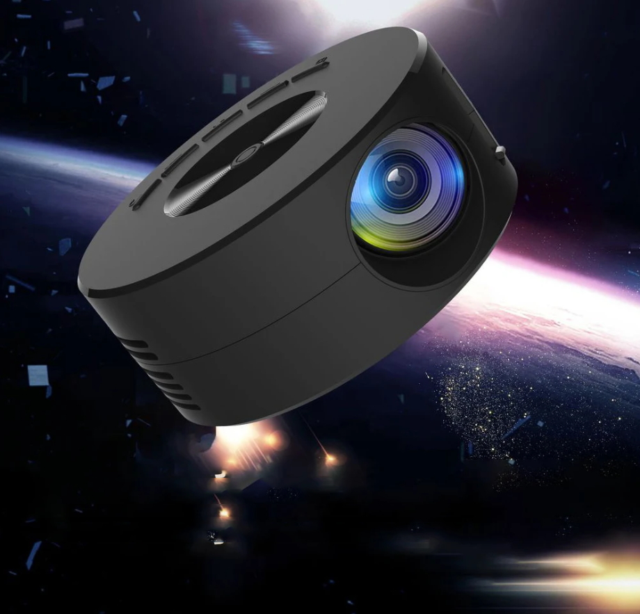 LED Mobile Video Mini Projetor, ao ar livre, 360, Home Theater, Cinema, USB, Filmes, IOS, Android