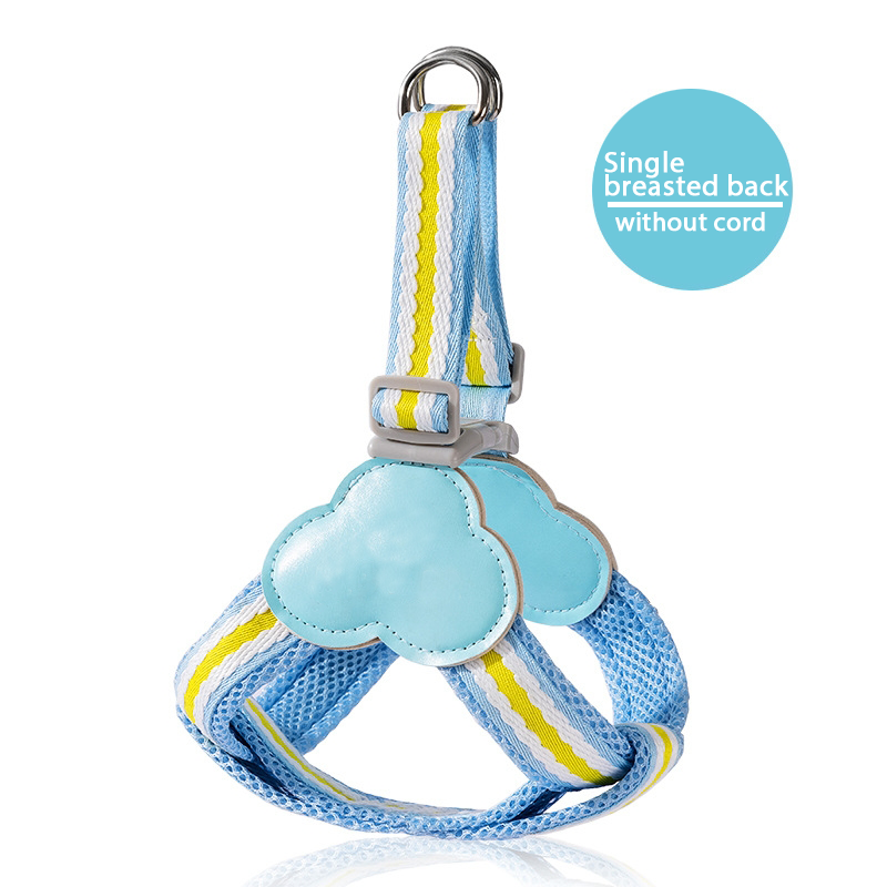 Purple Rainbow Y Leash Small & Medium Dog Outdoor Dog Leash Chest & Back