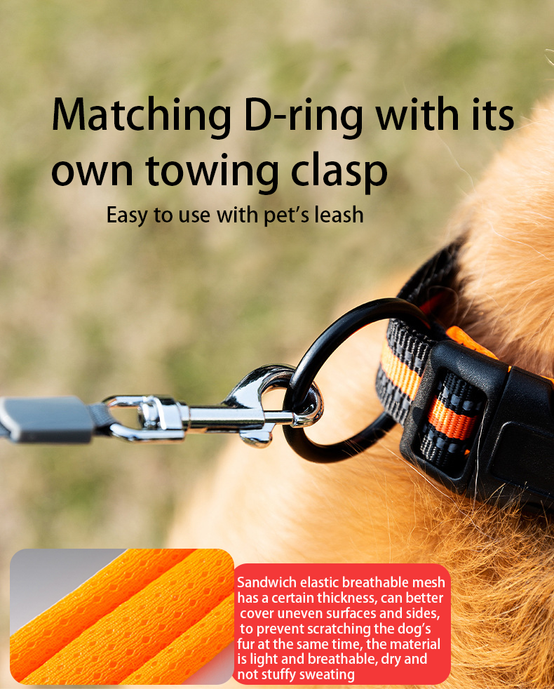 Comfortable Dog Collar Large Dog Medium Dog Outing Collar Adjustable Wear Resistant