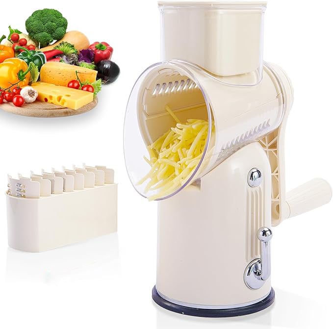 🧑‍🍳Kitchen Artifact - 49%OFF🥳-Rotary Grater 5 in 1 