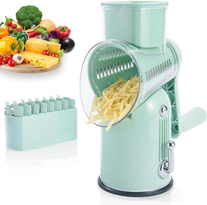 🧑‍🍳Kitchen Artifact - 49%OFF🥳-Rotary Grater 5 in 1 