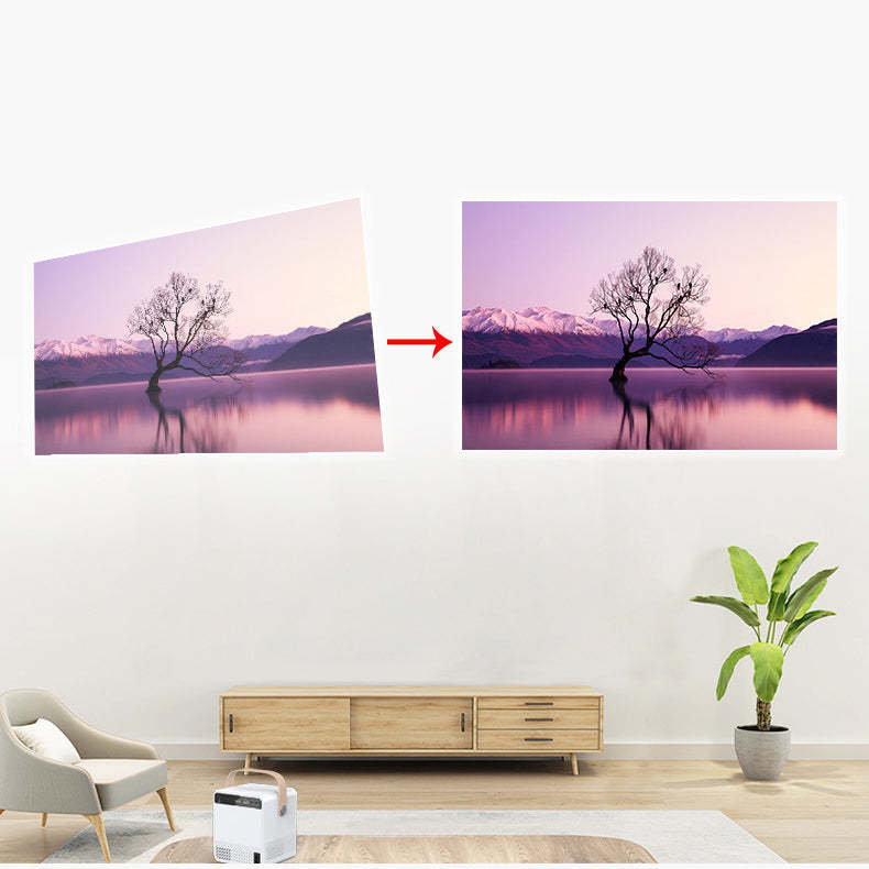 Projector With WiFi & Wireless Capabilities, FullHD 1080Pp Portable VideoPrgiectorHomsTheater, Wireless Projection Screen, CompatibleWith HDTV AV, TVStick, Laptop.Smartphone.Ldeal For Family Dinners And Birthday Gifts