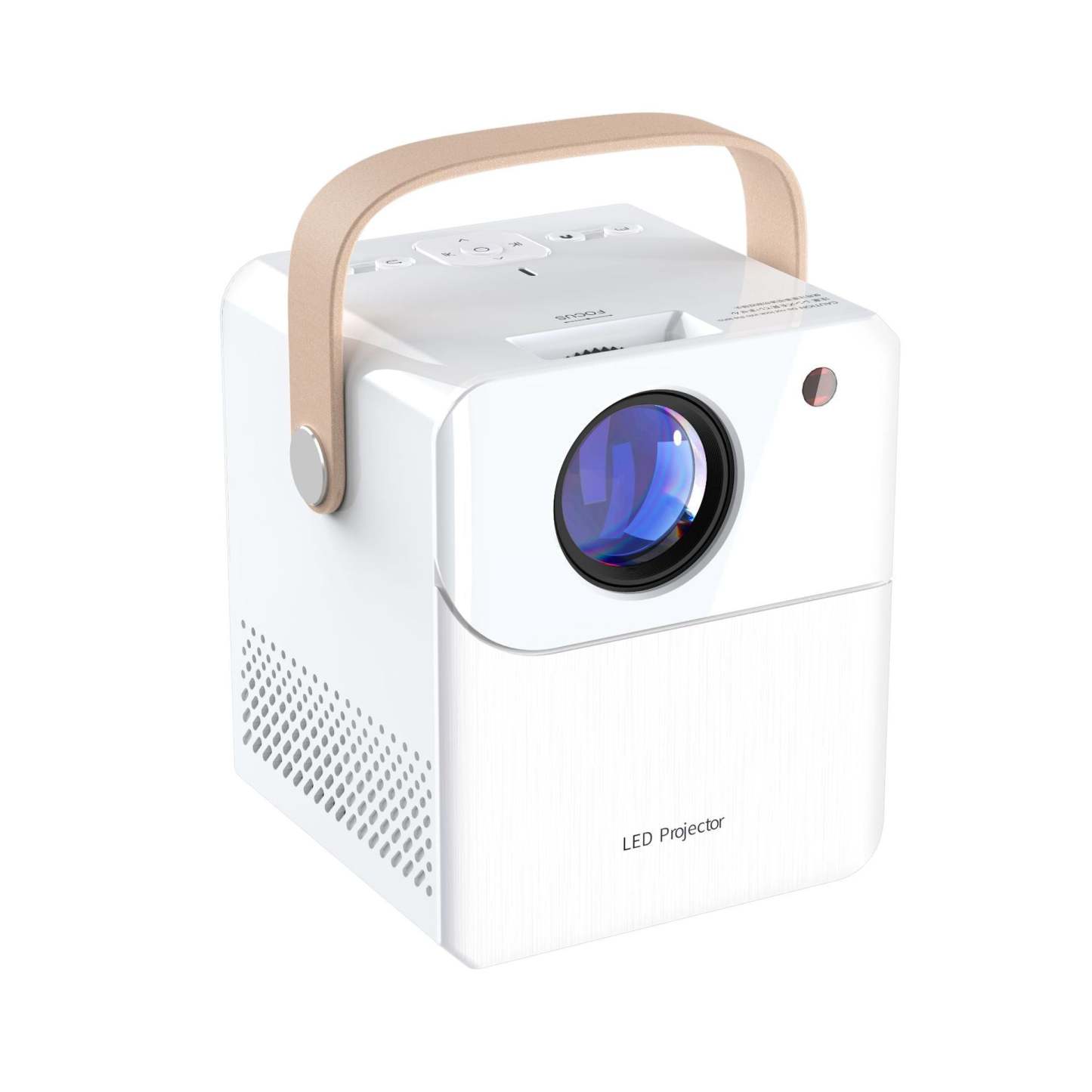 Projector With WiFi & Wireless Capabilities, FullHD 1080Pp Portable VideoPrgiectorHomsTheater, Wireless Projection Screen, CompatibleWith HDTV AV, TVStick, Laptop.Smartphone.Ldeal For Family Dinners And Birthday Gifts