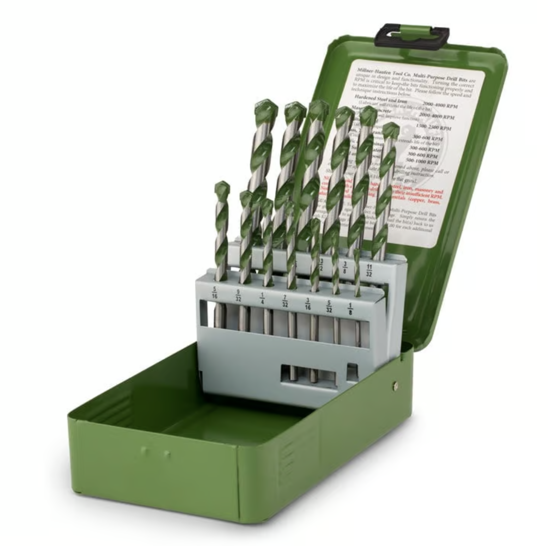 13 Piece Multi-Purpose Drill Bit Set（𝐒𝐭𝐞𝐯𝐞 𝐑𝐨𝐬𝐬 𝐑𝐞𝐜𝐨𝐦𝐦𝐞𝐧𝐝）