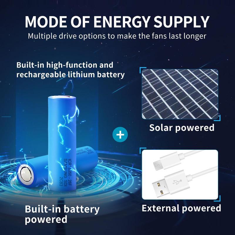 2025 New Solar Fan Outdoor Fishing Hat-Solar Sun Protection Sun Hat with Fan Solar Fan Hat Dual Power Supply Fan Outdoor Fan