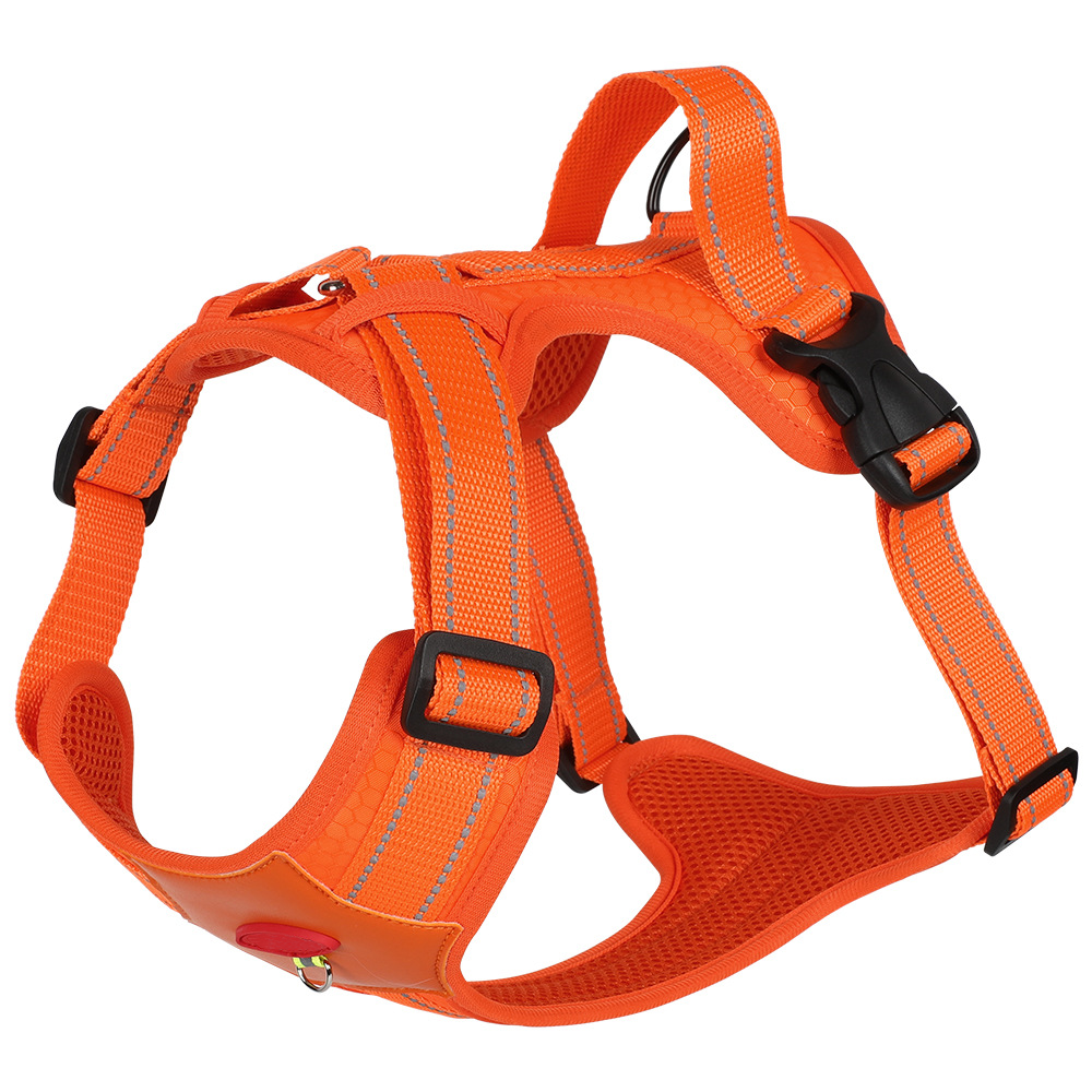 New dog leash explosion-proof punch reflective pet chest and back medium and large dogs