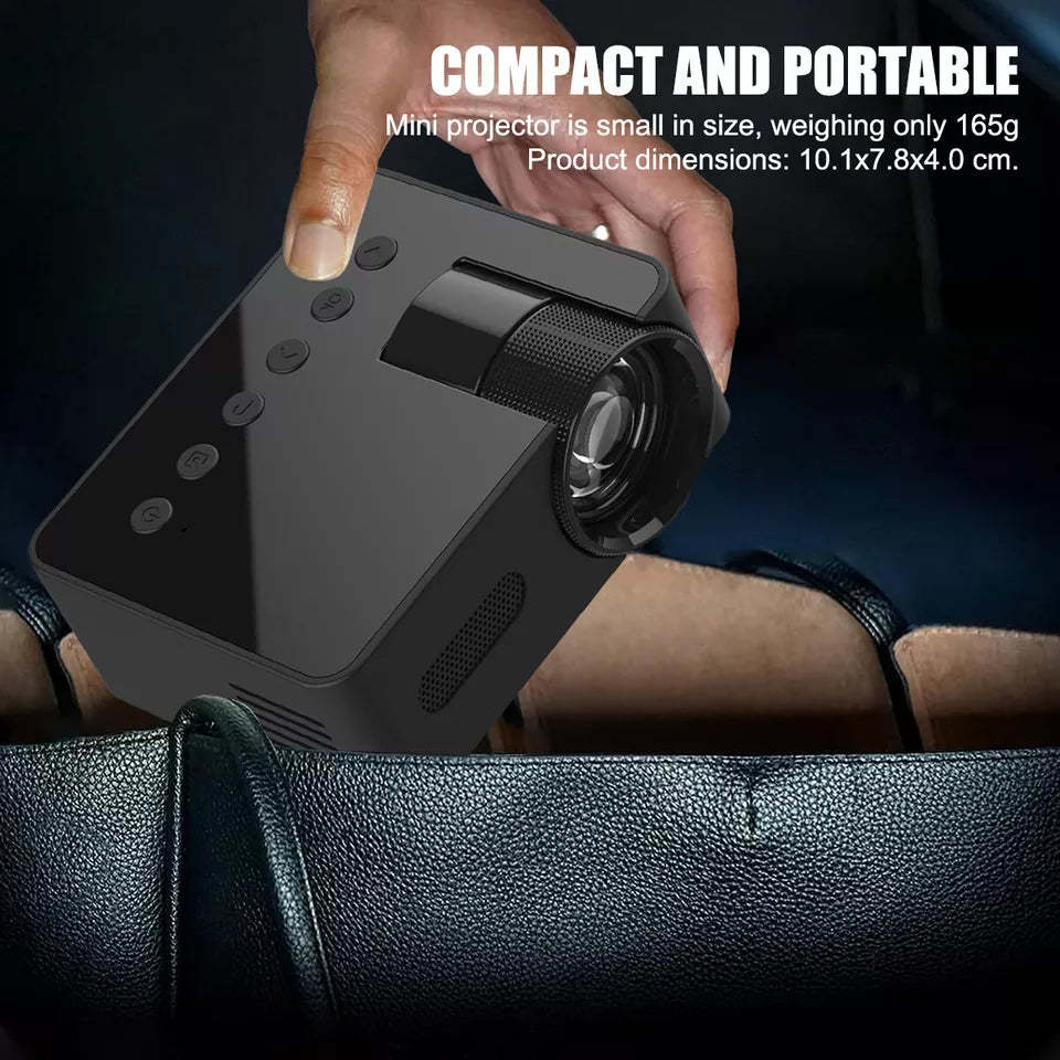 Mini Proyector Para Moviles Celular Wifi Bluetooth Android Y Ios Iphone Portatil