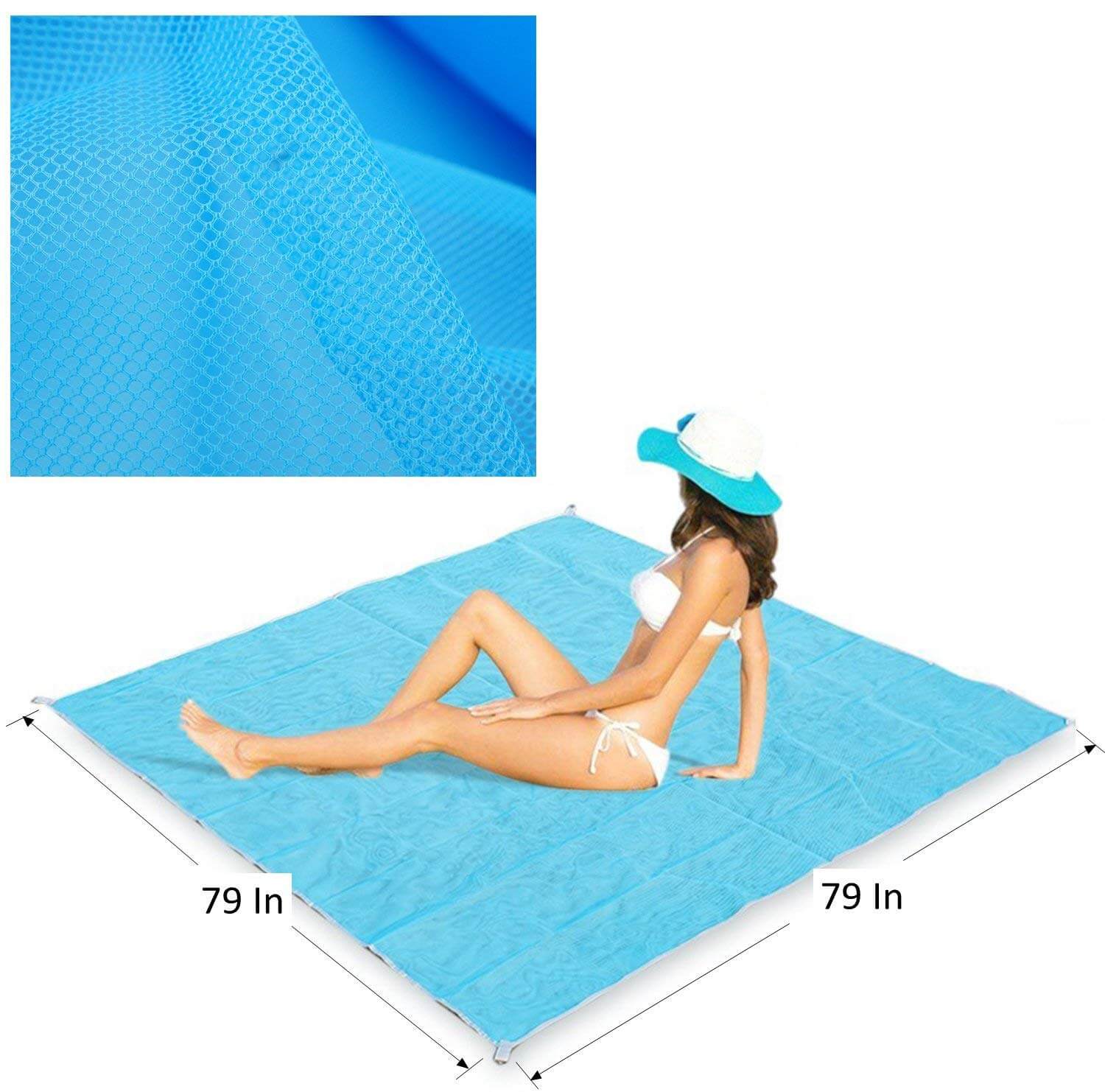 Woven Sand Free Beach Mat