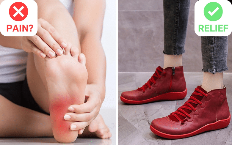 Groovywish Women Leather Waterproof Orthopedic Vintage Boots 9 1660105418d65008e2b2