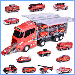 Jumbo Red Fire Truck Toy