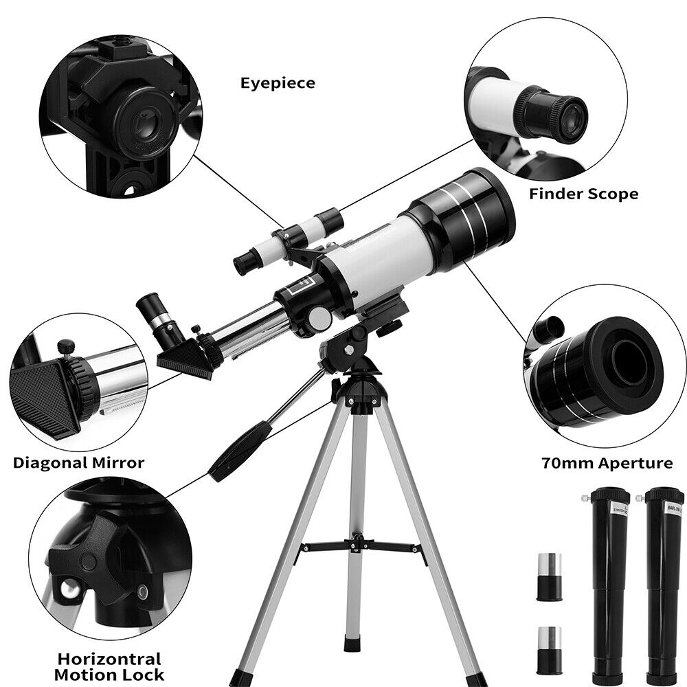 Image 11 - Beginner Astronomical Telescope Night Vision For HD Viewing Space Star Moon USA