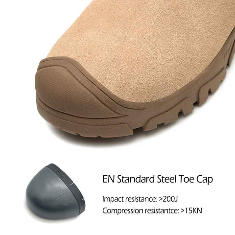 Steel Safety Toe Work Boots For Woman