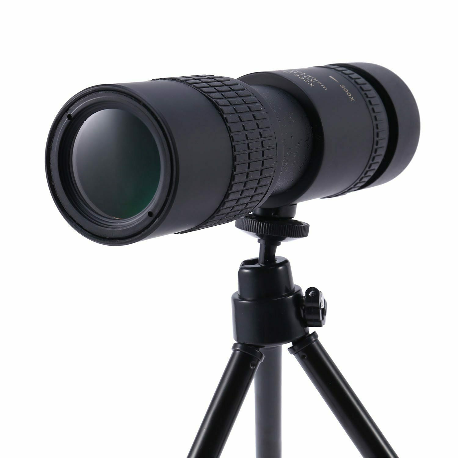 Image 8 - 4K 10-300X40mm Super Telephoto Zoom Portable Monocular Telescope w/Tripod +Clip