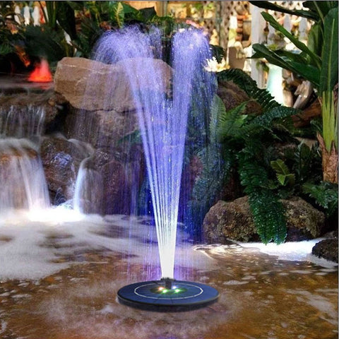 solar water fountain