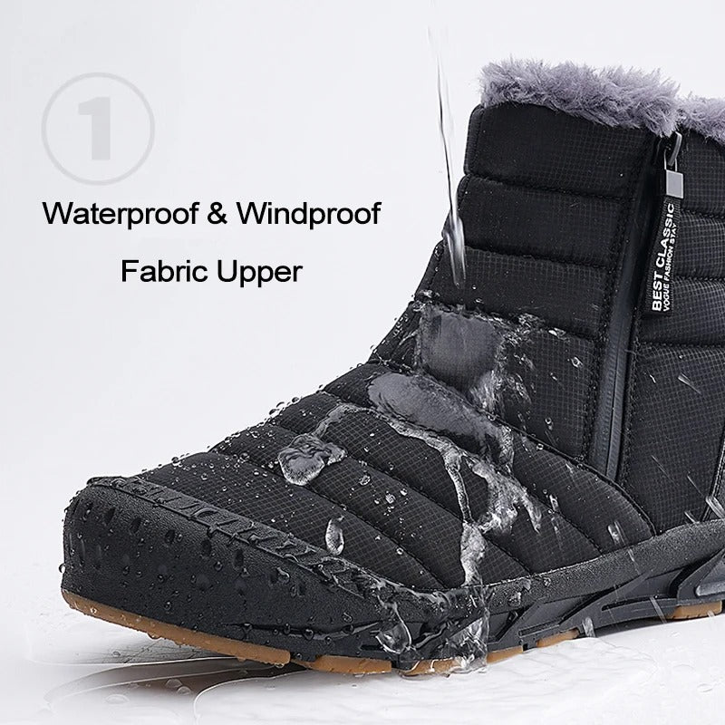 Men's Waterproof warm Non-Slip Snow Boots