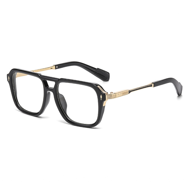 MEN’S DOUBLE-BRIDGE SQUARE READING GLASSES