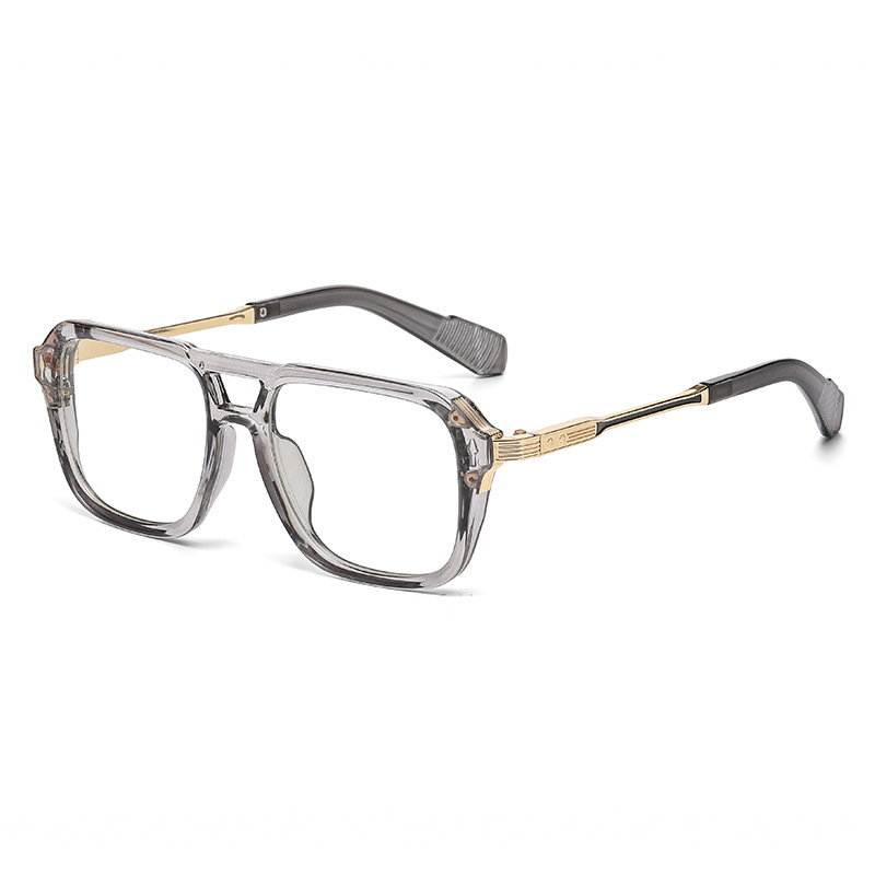 MEN’S DOUBLE-BRIDGE SQUARE READING GLASSES