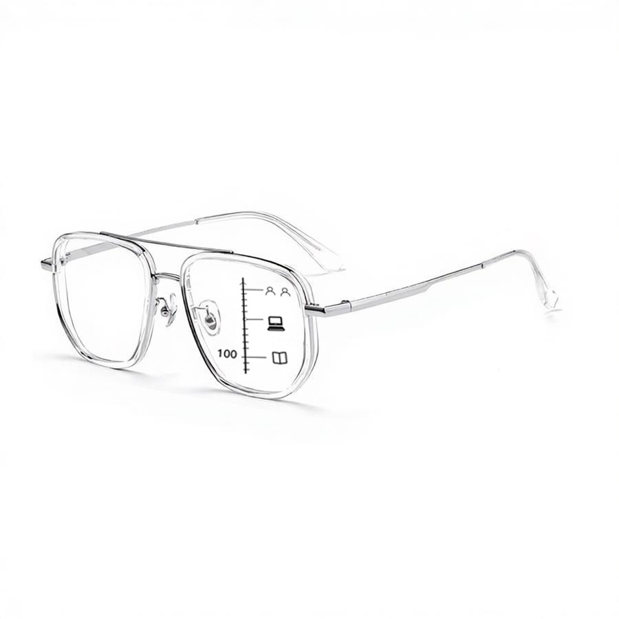 MODERN MINIMALIST SPORT READING GLASSES - DURABLE COMFORTABLE CLEAR FRAME FOR TRAVEL, DRIVING & DAILY WEAR