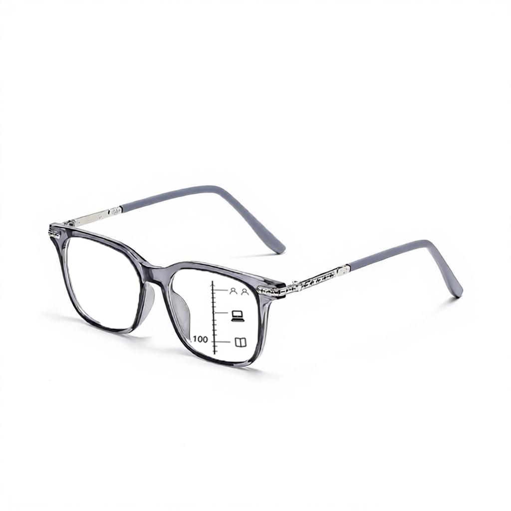 RETRO SQUARE BLUE LIGHT BLOCKING READING GLASSES FOR MEN WOMEN, LIGHTWEIGHT SPRING HINGE PRESBYOPIA EYEGLASSES