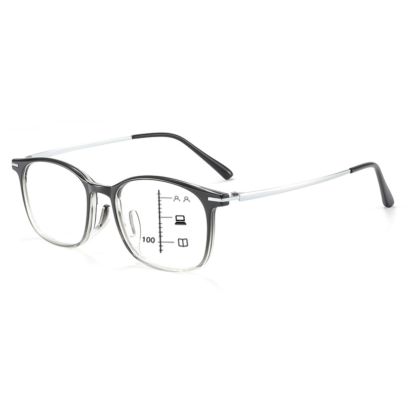 ULTRALIGHT TITANIUM-FRAME BLUE-LIGHT BLOCKING PHOTOCHROMIC MULTIFOCAL GLASSES