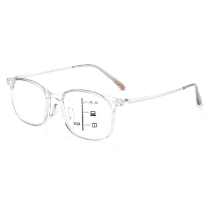ULTRALIGHT TITANIUM-FRAME BLUE-LIGHT BLOCKING PHOTOCHROMIC MULTIFOCAL GLASSES