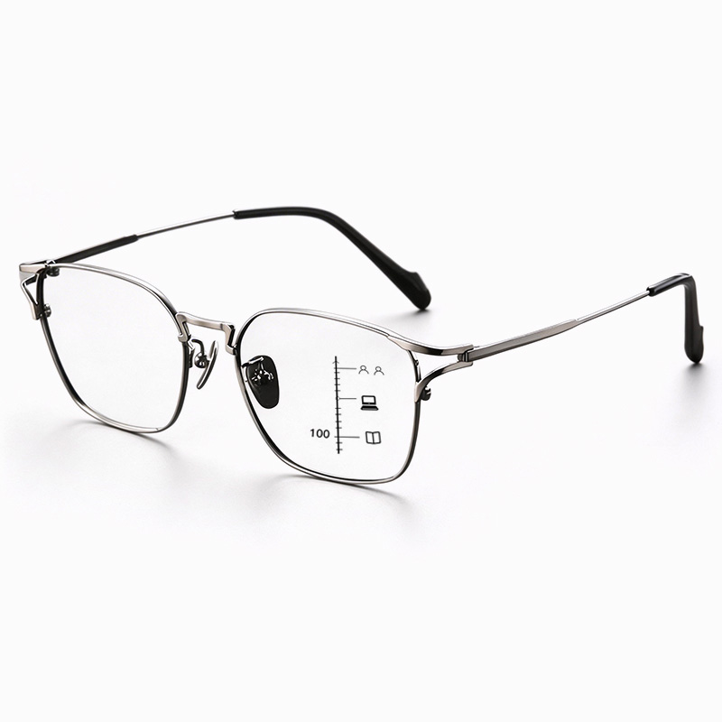 RETRO ULTRA-LIGHT TITANIUM PHOTOCHROMIC MULTIFOCAL GLASSES