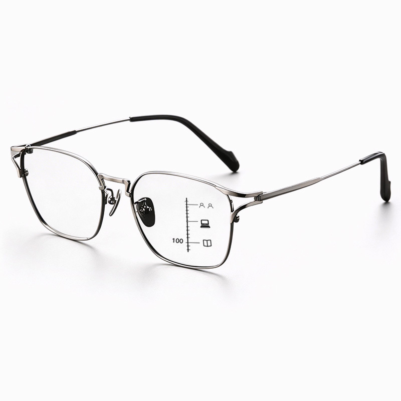 RETRO ULTRA-LIGHT TITANIUM PHOTOCHROMIC MULTIFOCAL GLASSES
