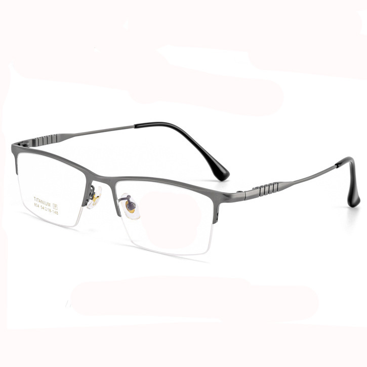BUSINESS-STYLE ULTRA-LIGHT PURE TITANIUM SEMI-RIMLESS GLASSES